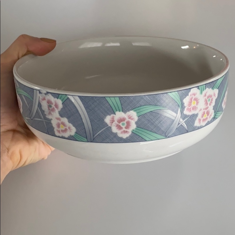 Vintage Japanese Floral Bowl
